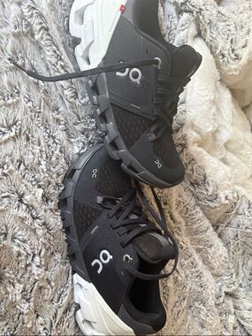 On Running Cloudnova Black & White Sneakers